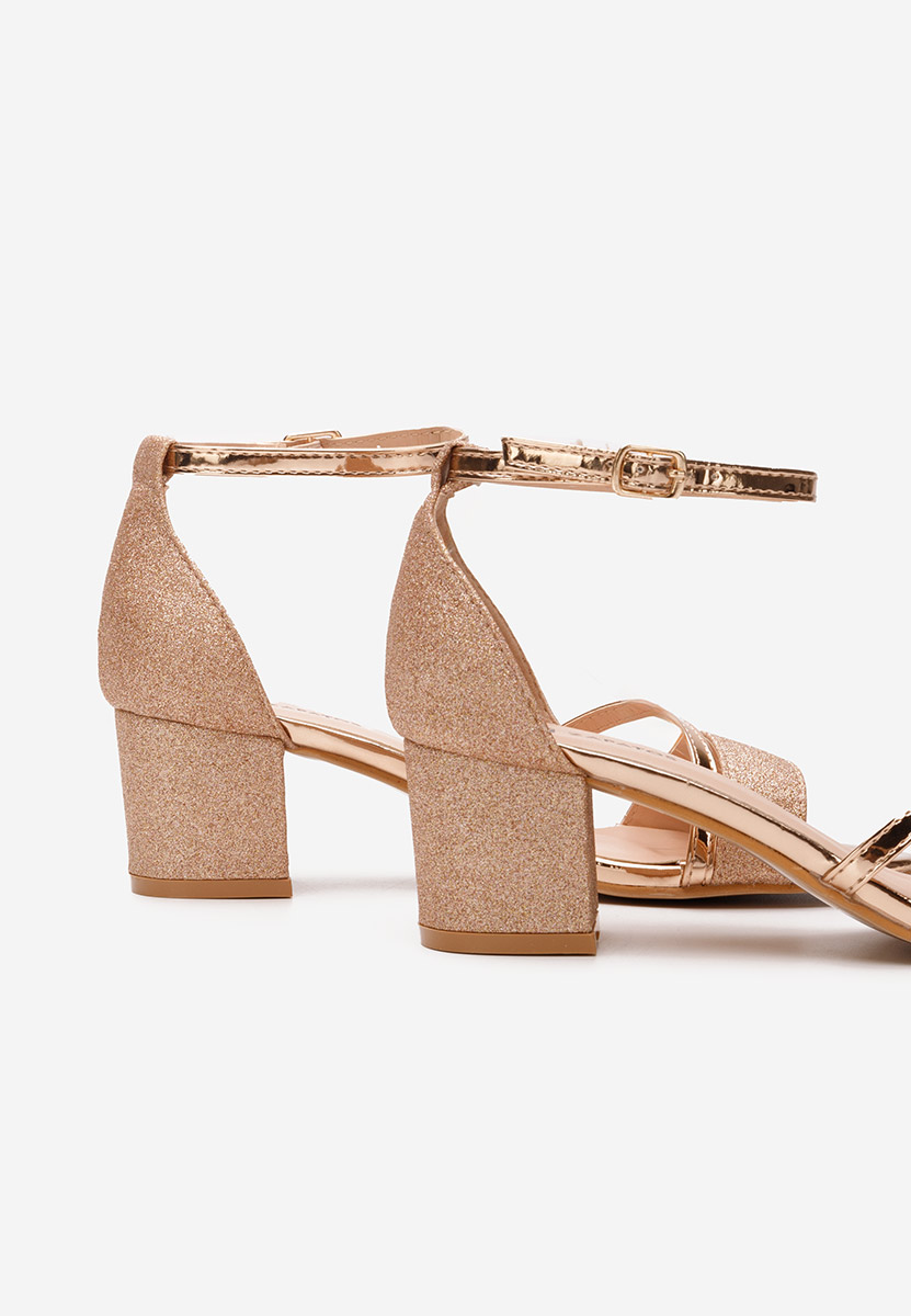 Елегантни сандали Malena V4 шампанско