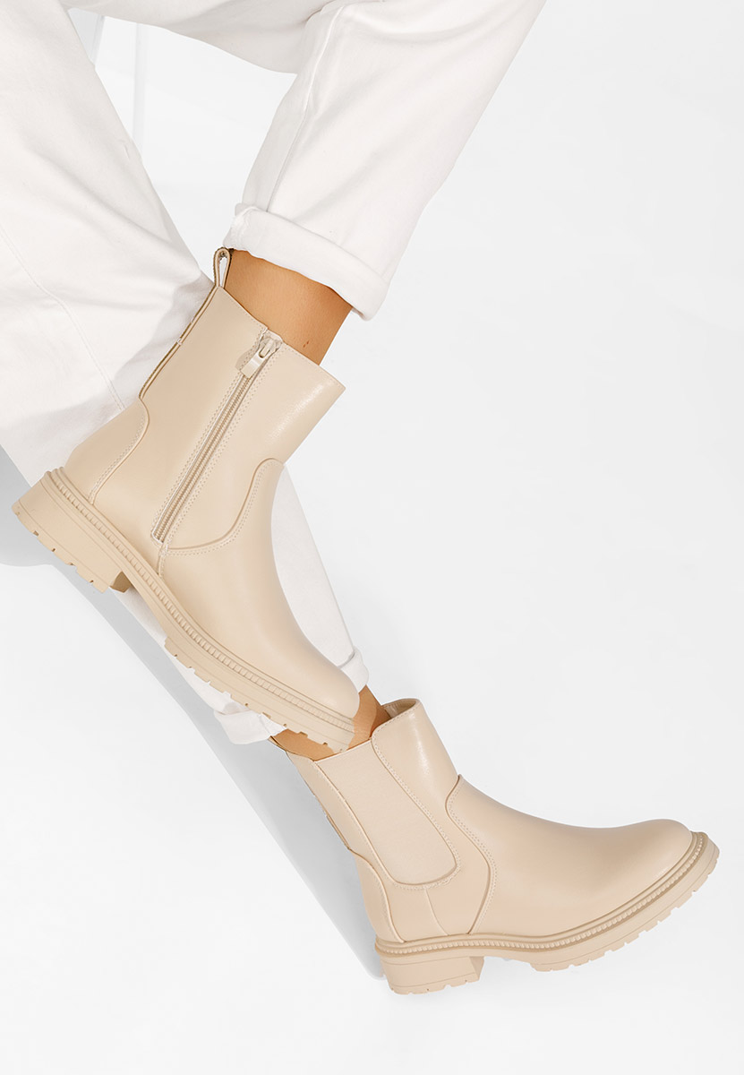 Дамски боти Dalia бежов