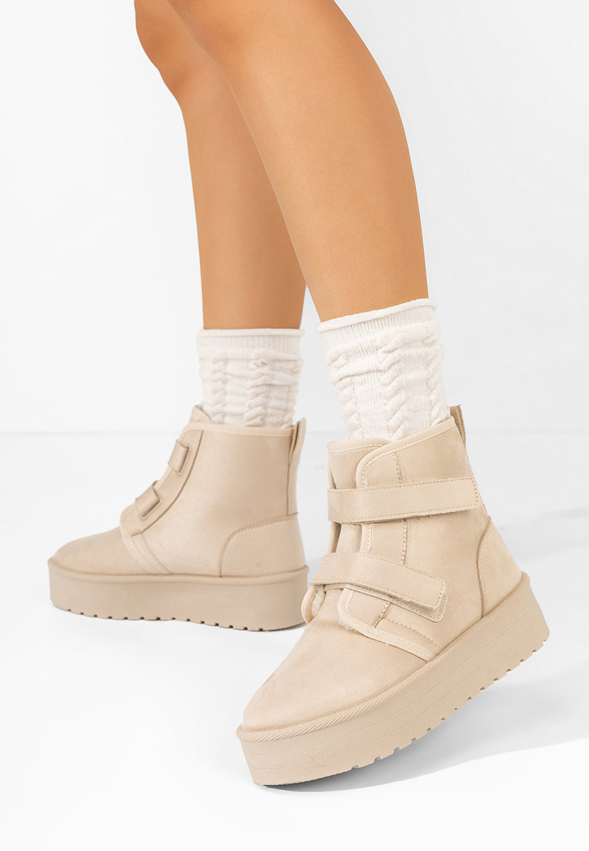 Обувки на платформа Dagmar бежов