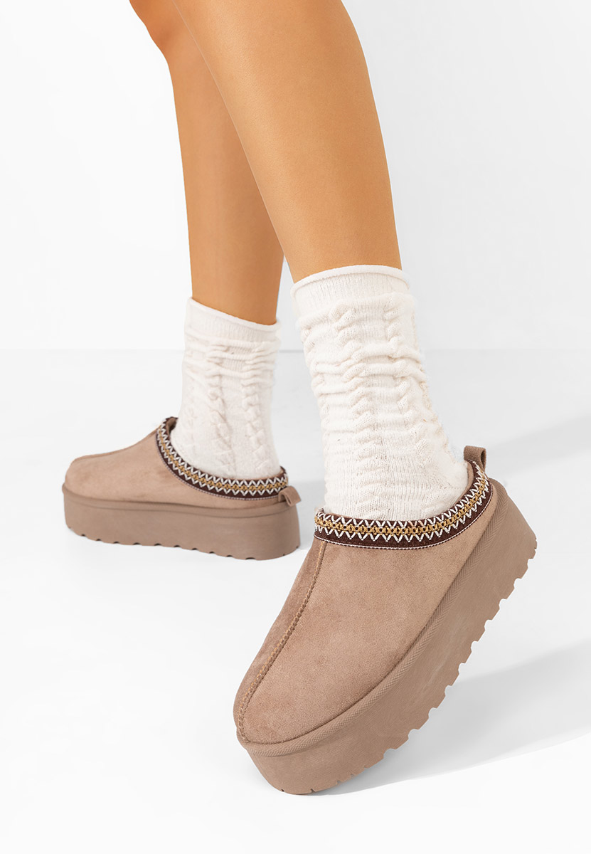 Дамско сабо Comfy каки