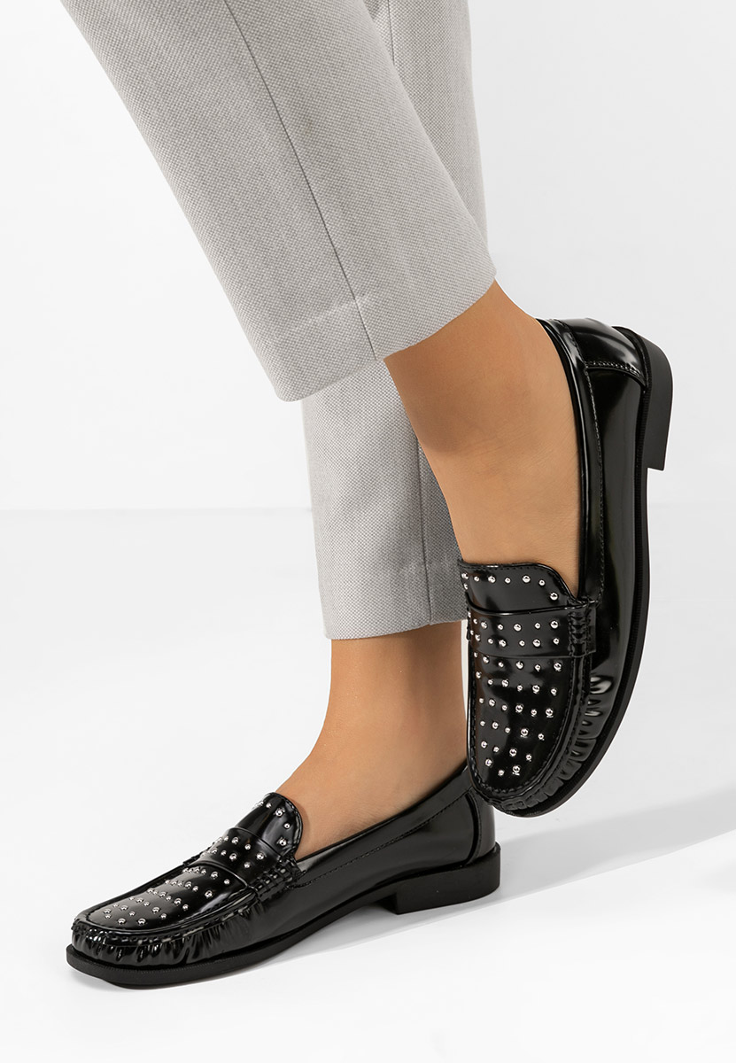 Дамски мокасини Preston черни