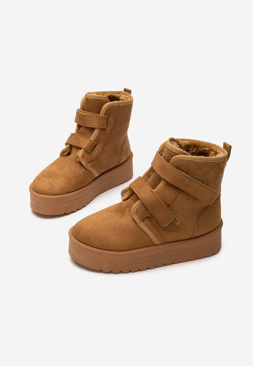 Обувки на платформа Dagmar камел