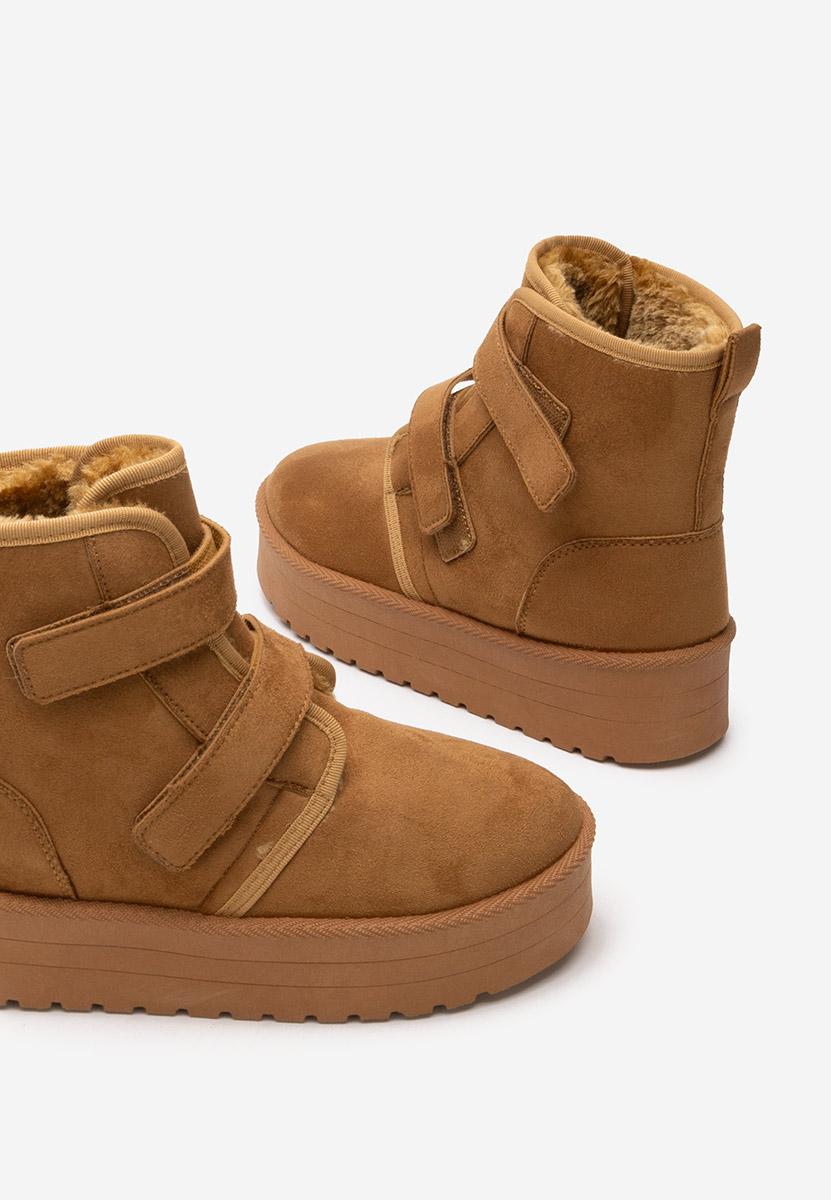 Обувки на платформа Dagmar камел