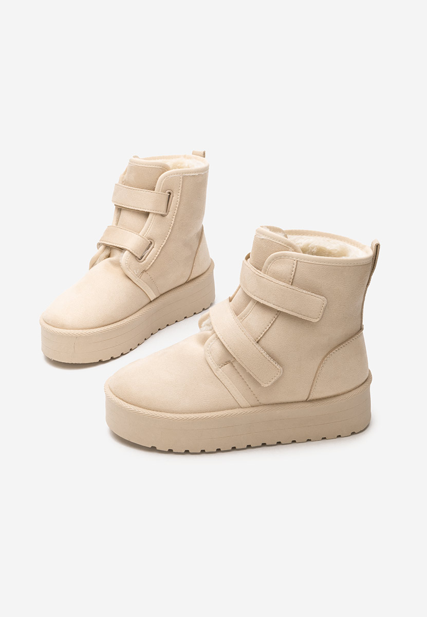 Обувки на платформа Dagmar бежов