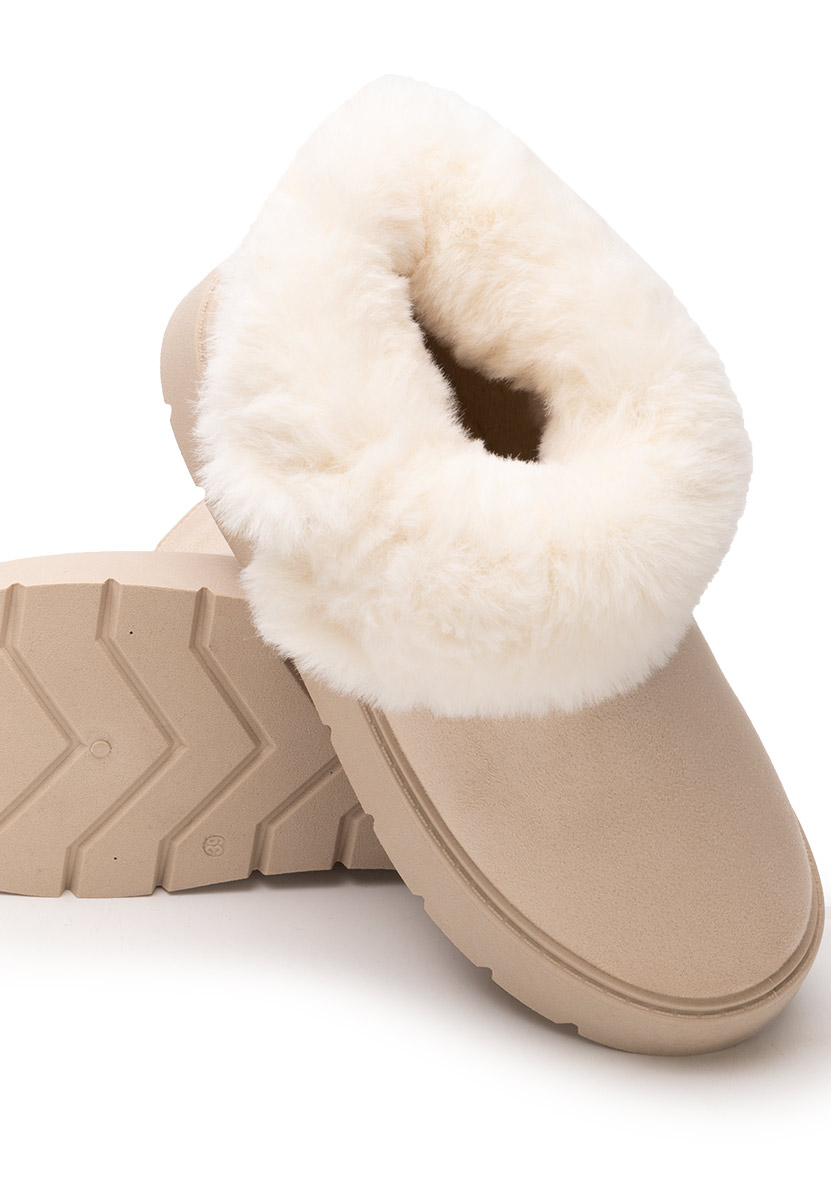 Дамски ботуши Natosha бежов Дамски ботуши Natosha бежов