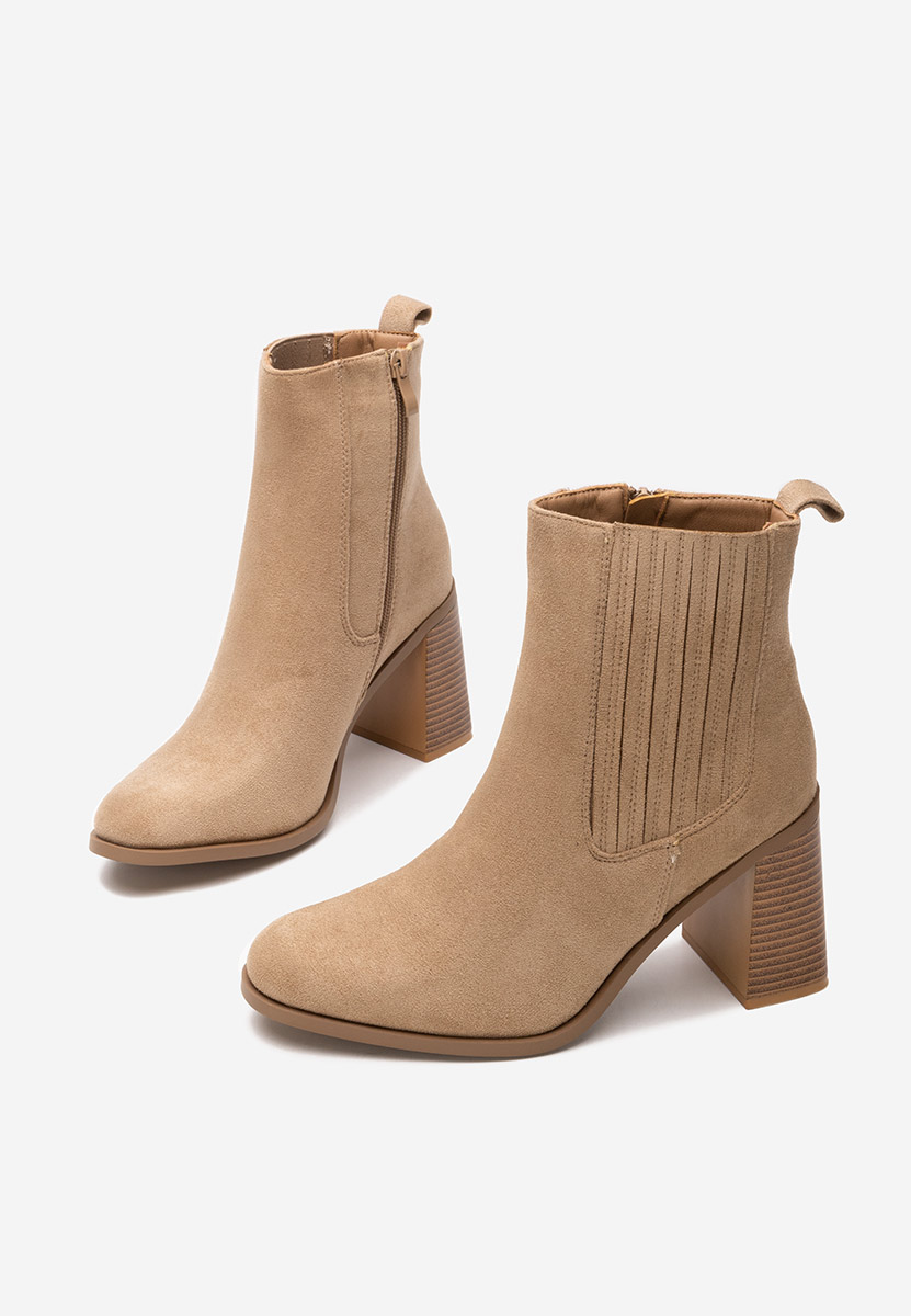 Боти на дебел ток Elowyn каки