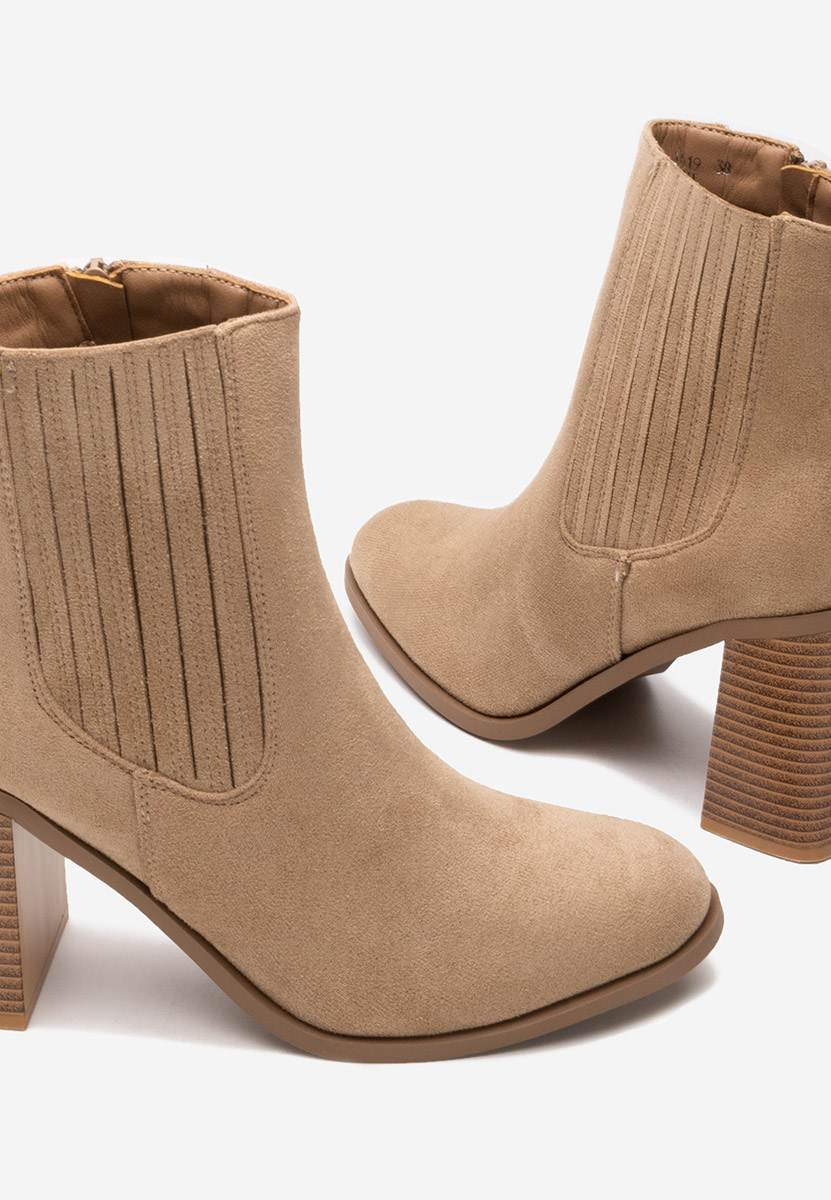 Боти на дебел ток Elowyn каки