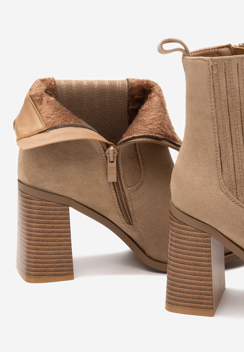 Боти на дебел ток Elowyn каки