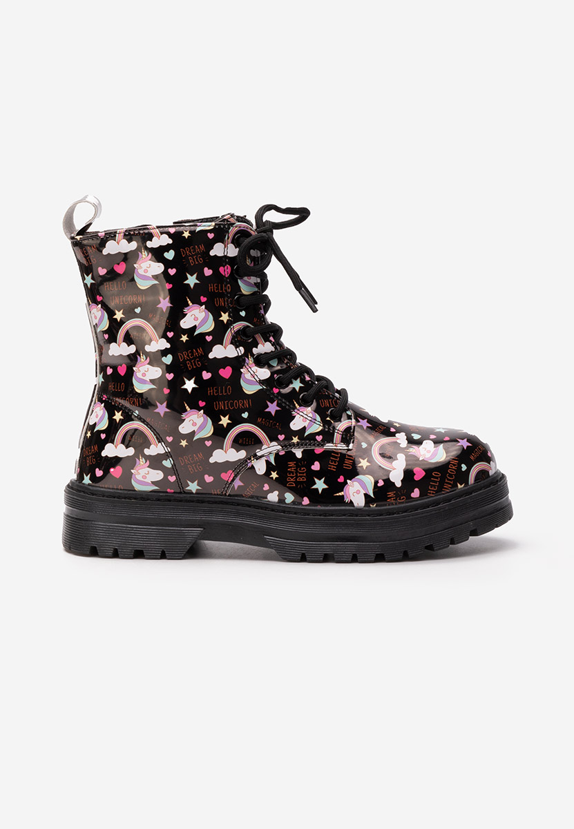 Боти момичета Twirlly черен