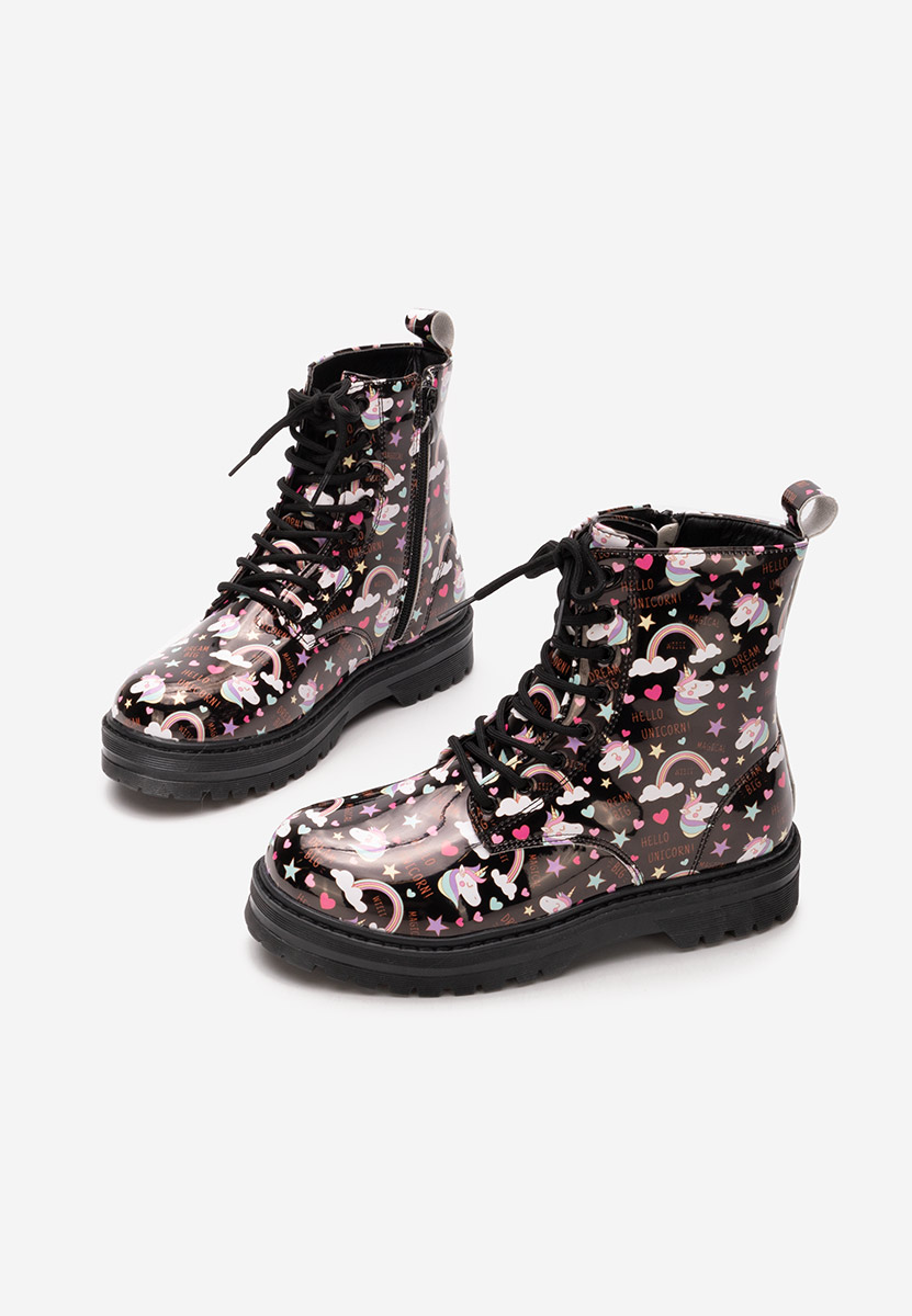 Боти момичета Twirlly черен