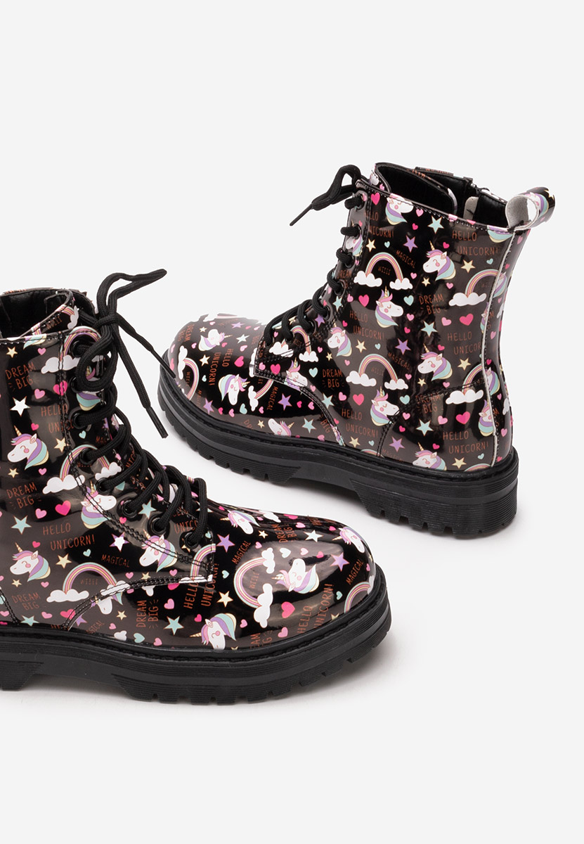 Боти момичета Twirlly черен