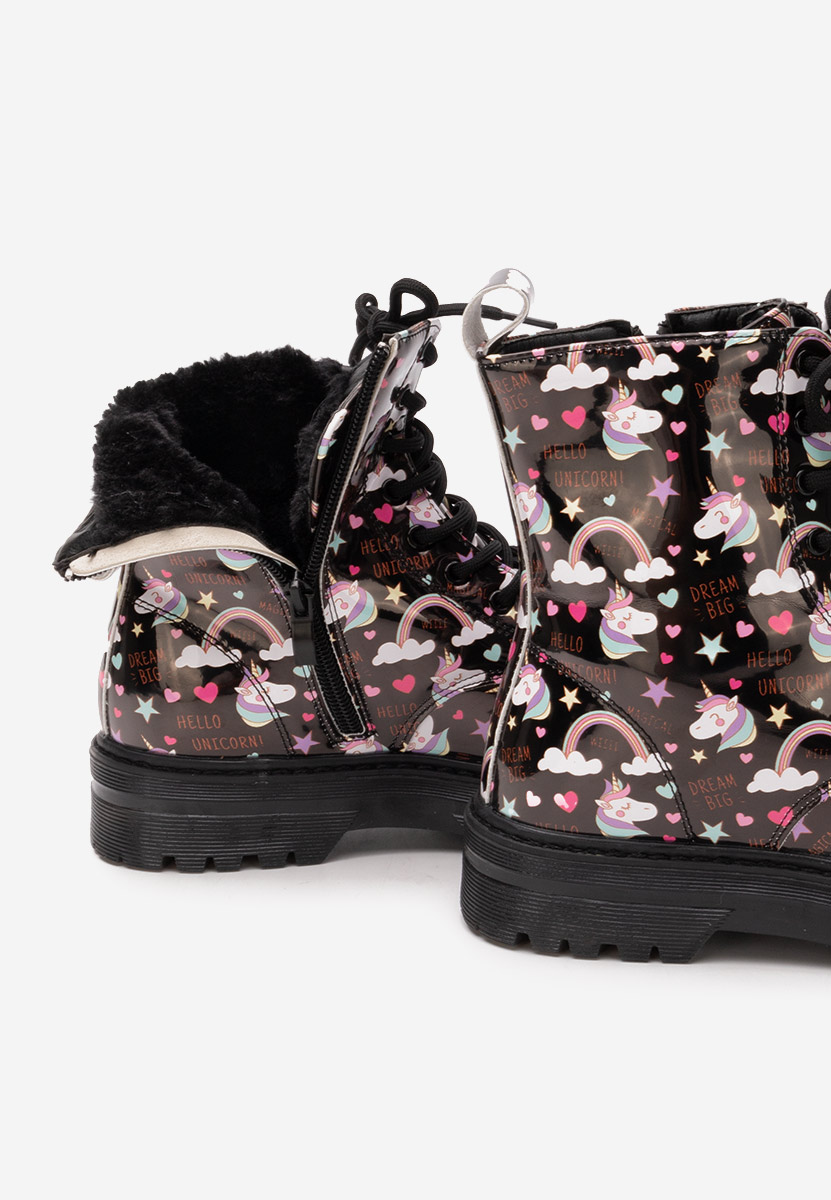 Боти момичета Twirlly черен