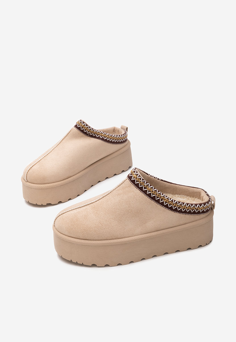Дамско сабо Comfy бежов