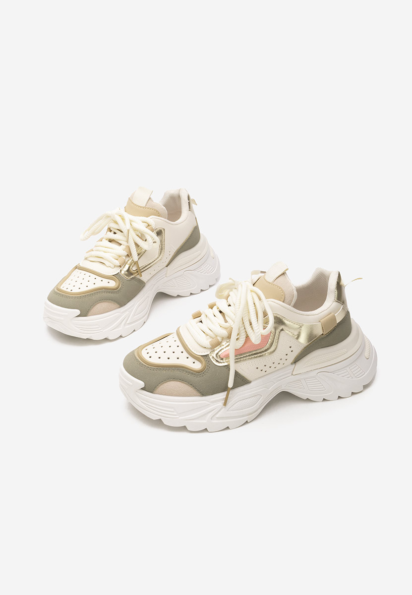 Cникърси на платформа Dorathy зелен