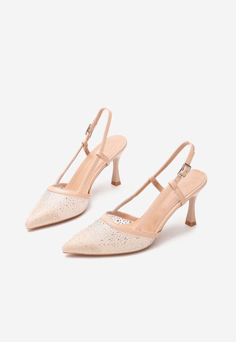 Slingback Angelas бежов
