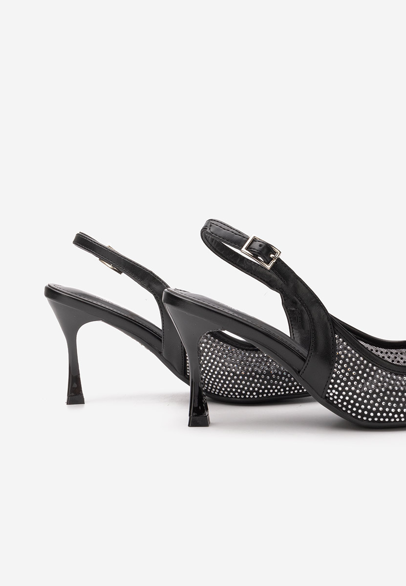Slingback Carey черни