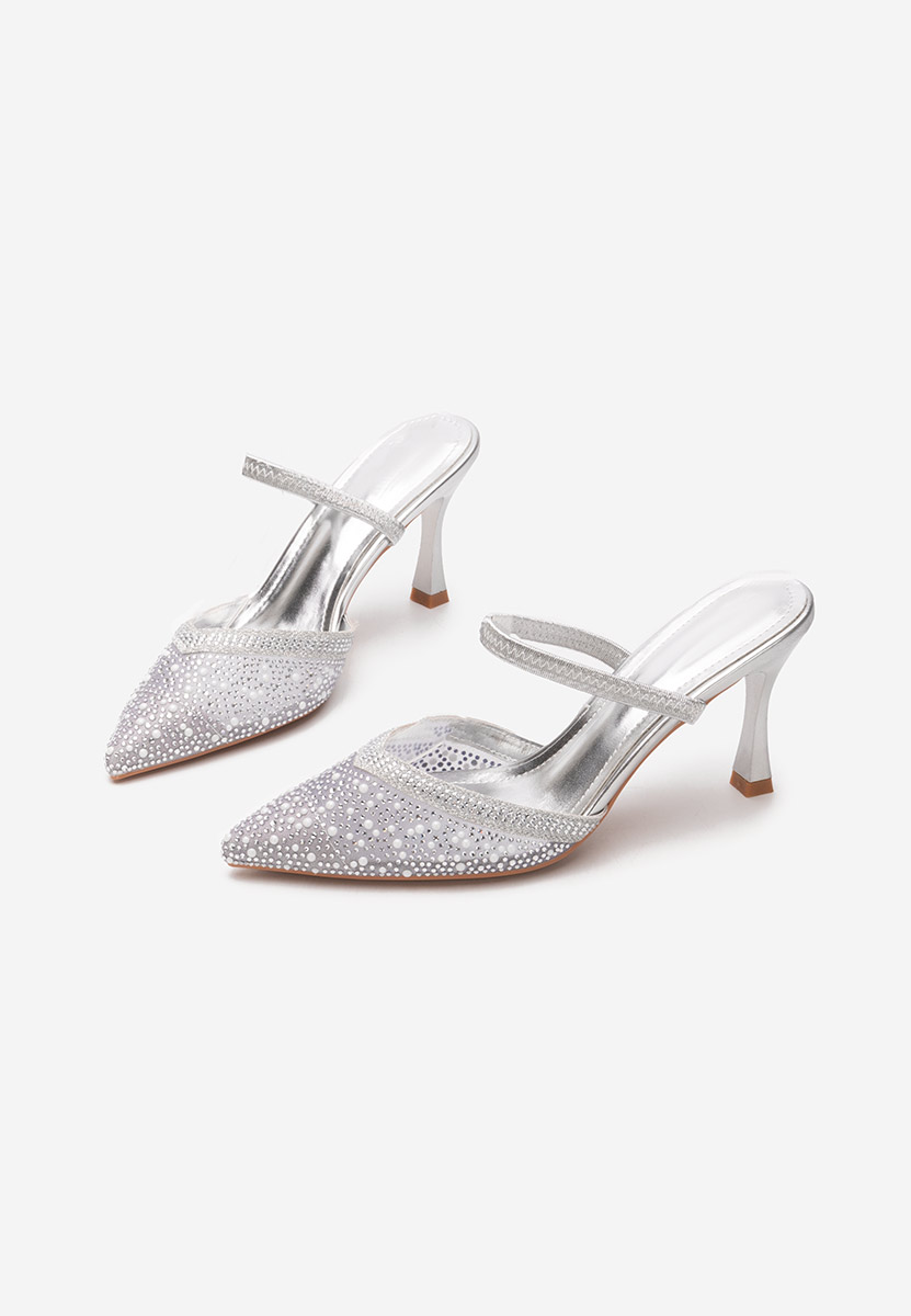 Обувки стилето Rosalya сив