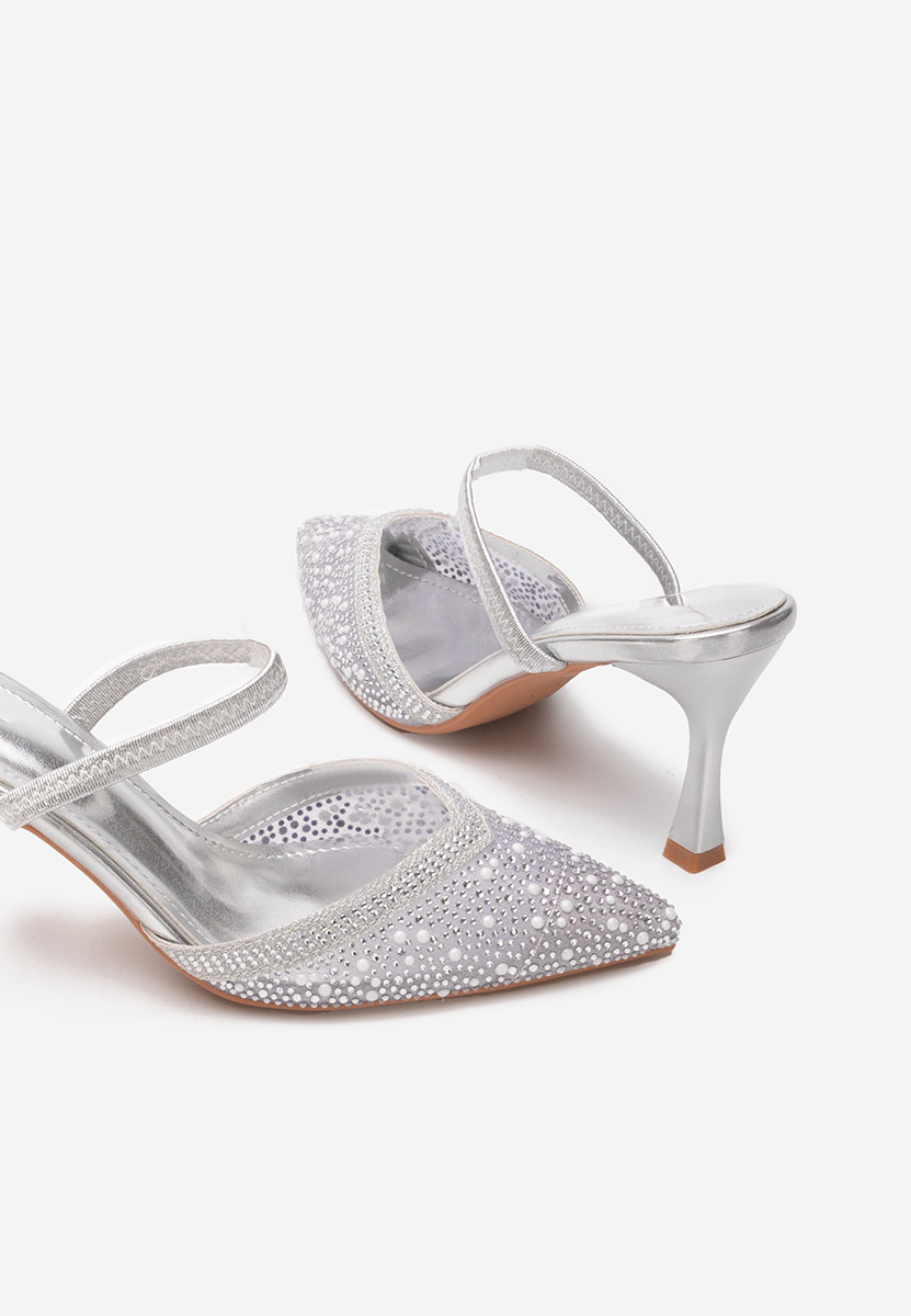 Обувки стилето Rosalya сив