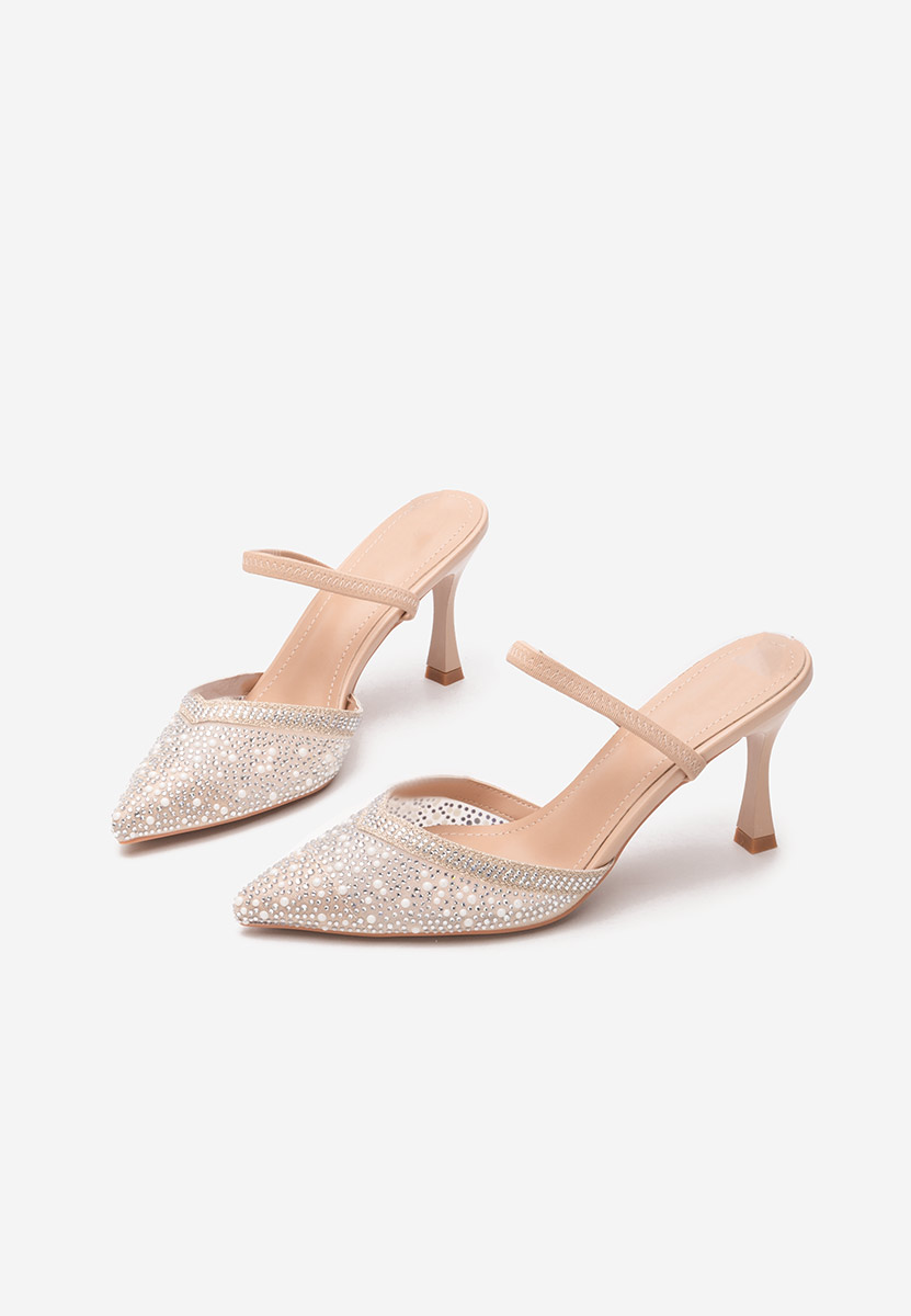 Обувки стилето Rosalya бежов