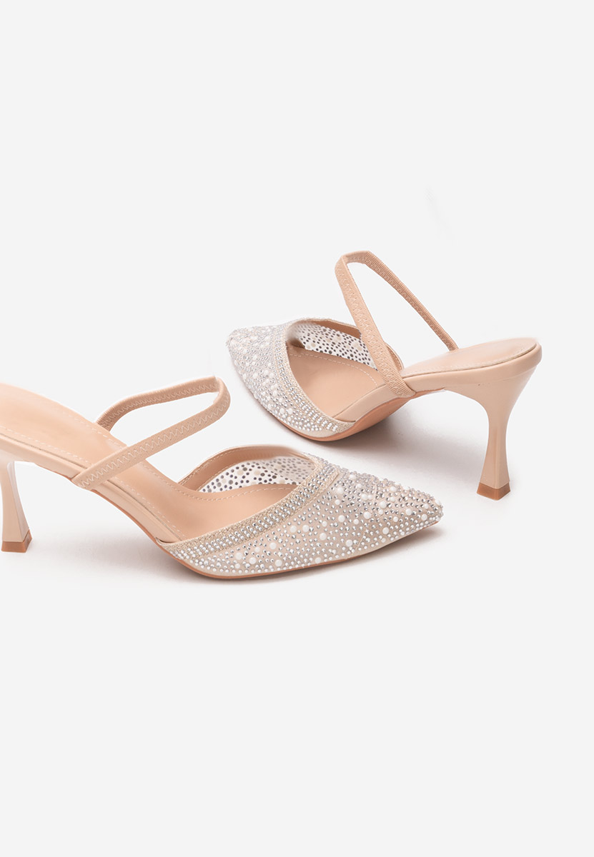 Обувки стилето Rosalya бежов