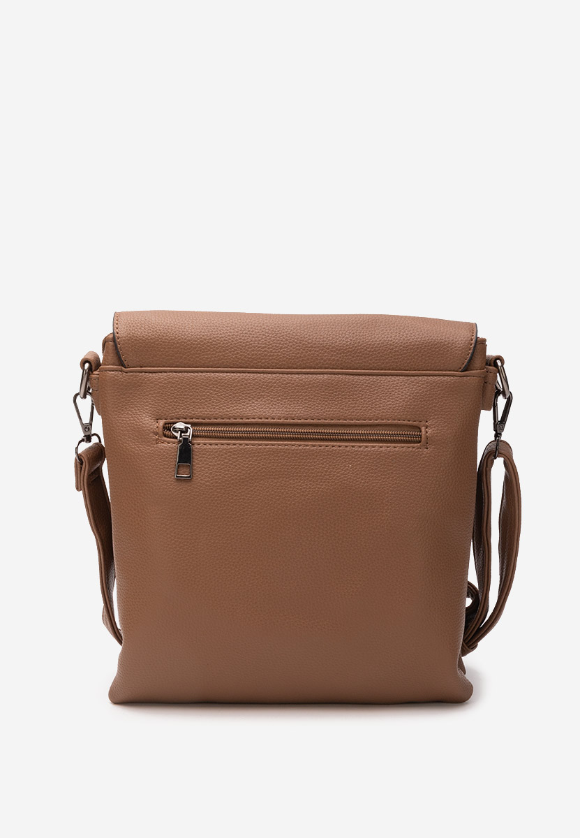 чанта за рамо Hermelinda каки