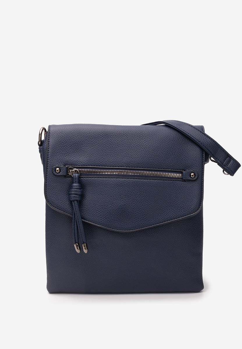 чанта за рамо Hermelinda военно синя