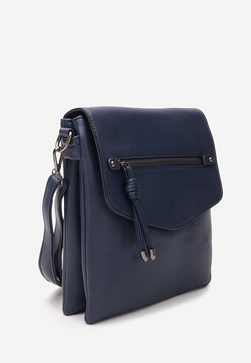 чанта за рамо Hermelinda военно синя
