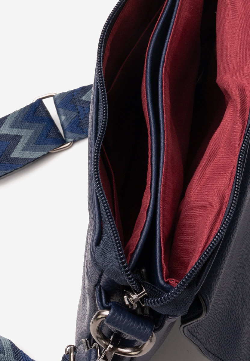 чанта за рамо Hermelinda военно синя