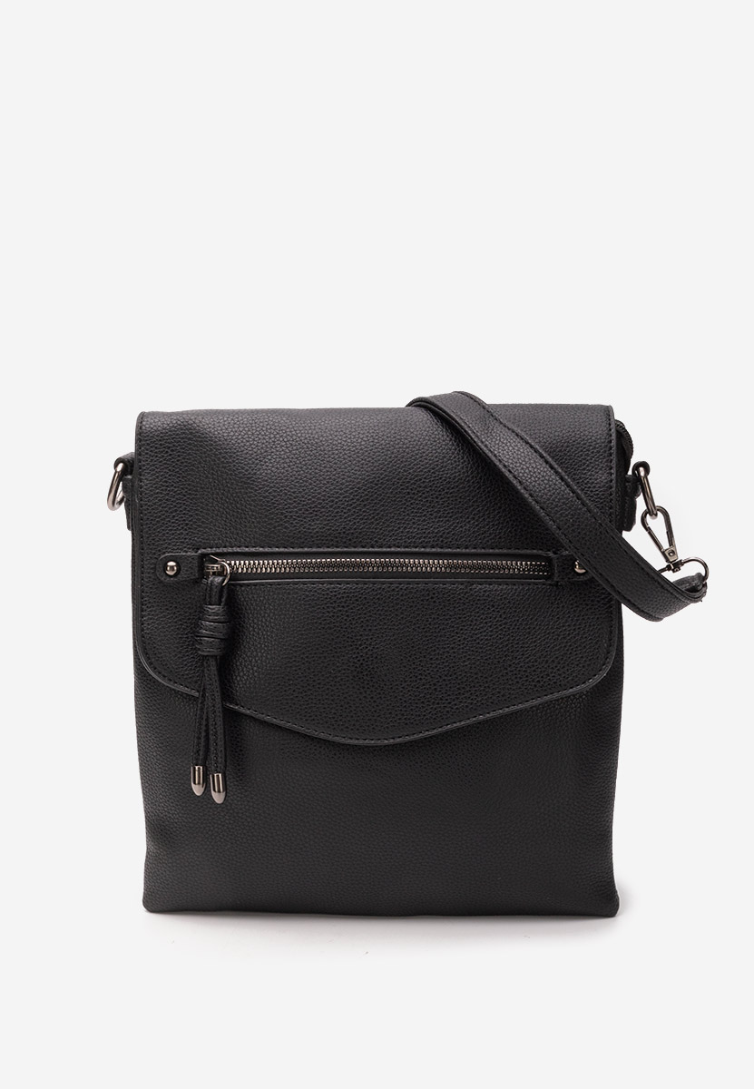 чанта за рамо Hermelinda черна