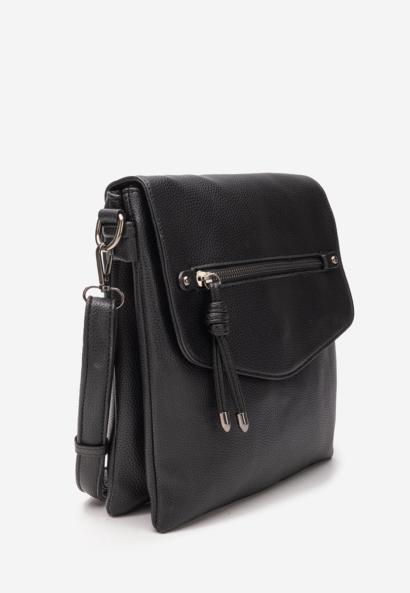 чанта за рамо Hermelinda черна