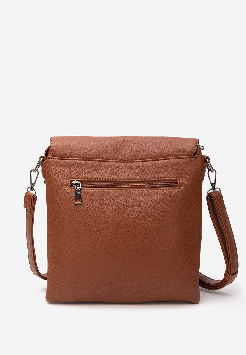 чанта за рамо Hermelinda кафява