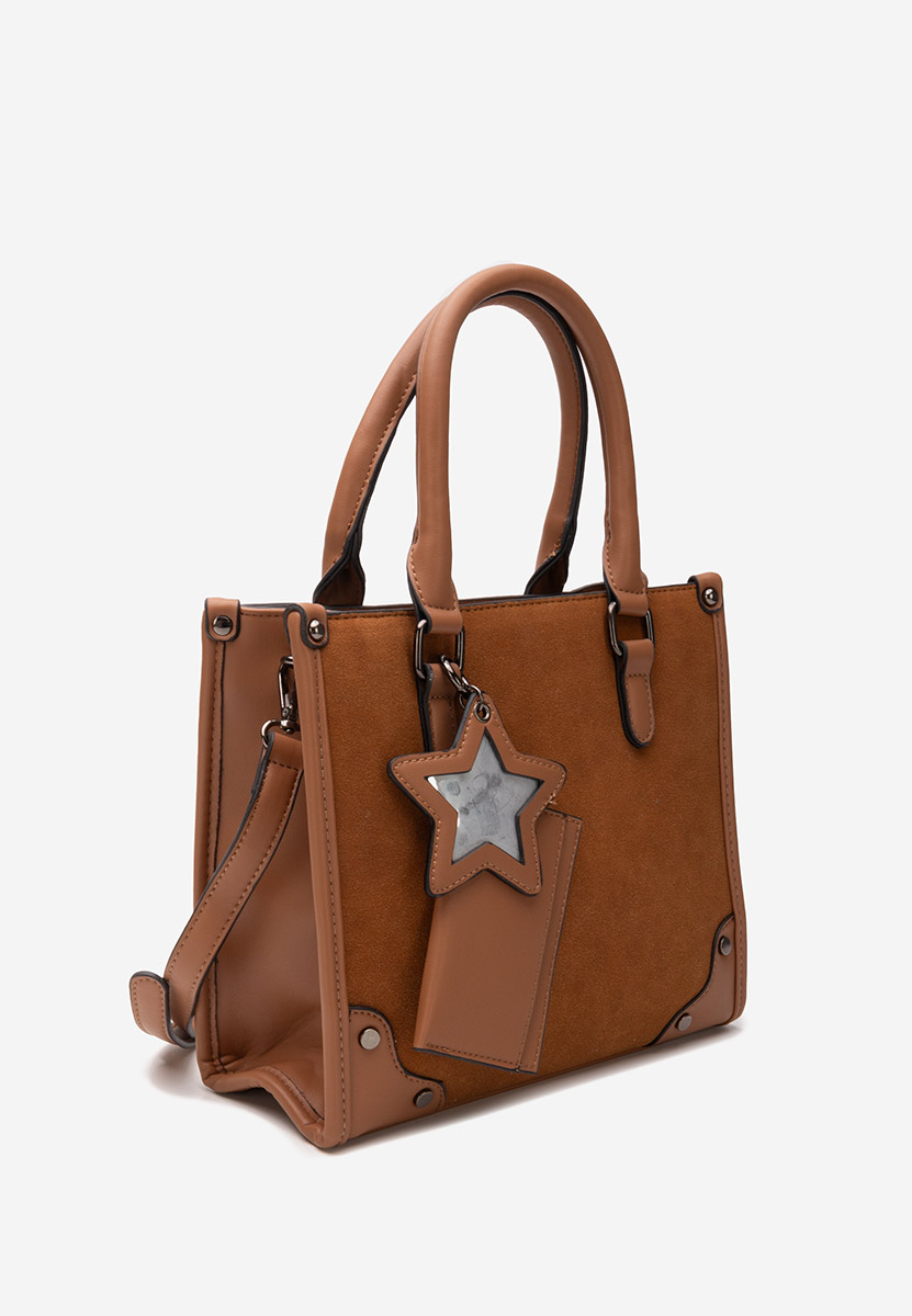 Ръчна чанта Cristyn каки