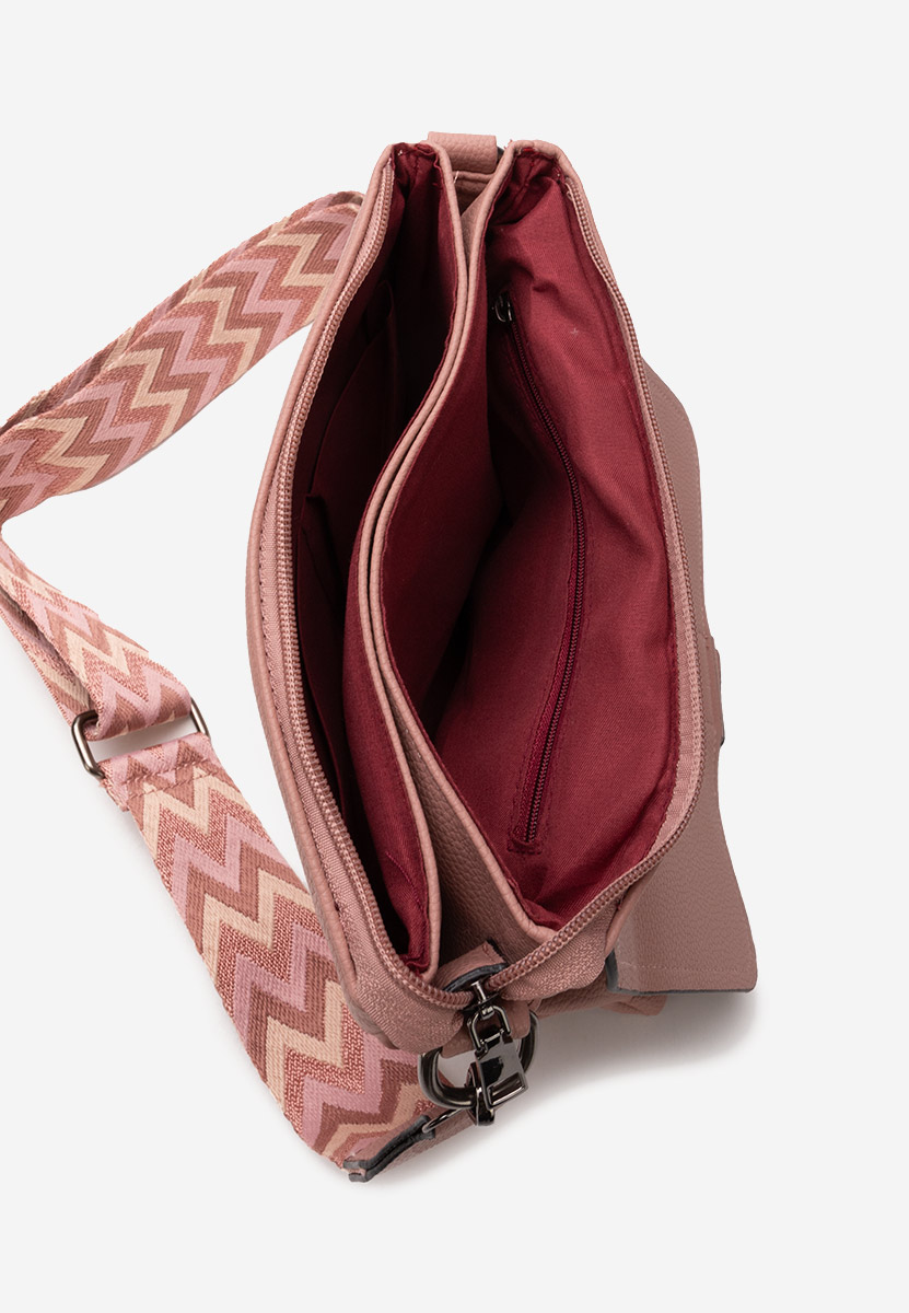 чанта за рамо Detra розова