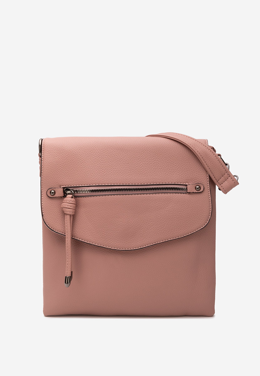 чанта за рамо Hermelinda розова