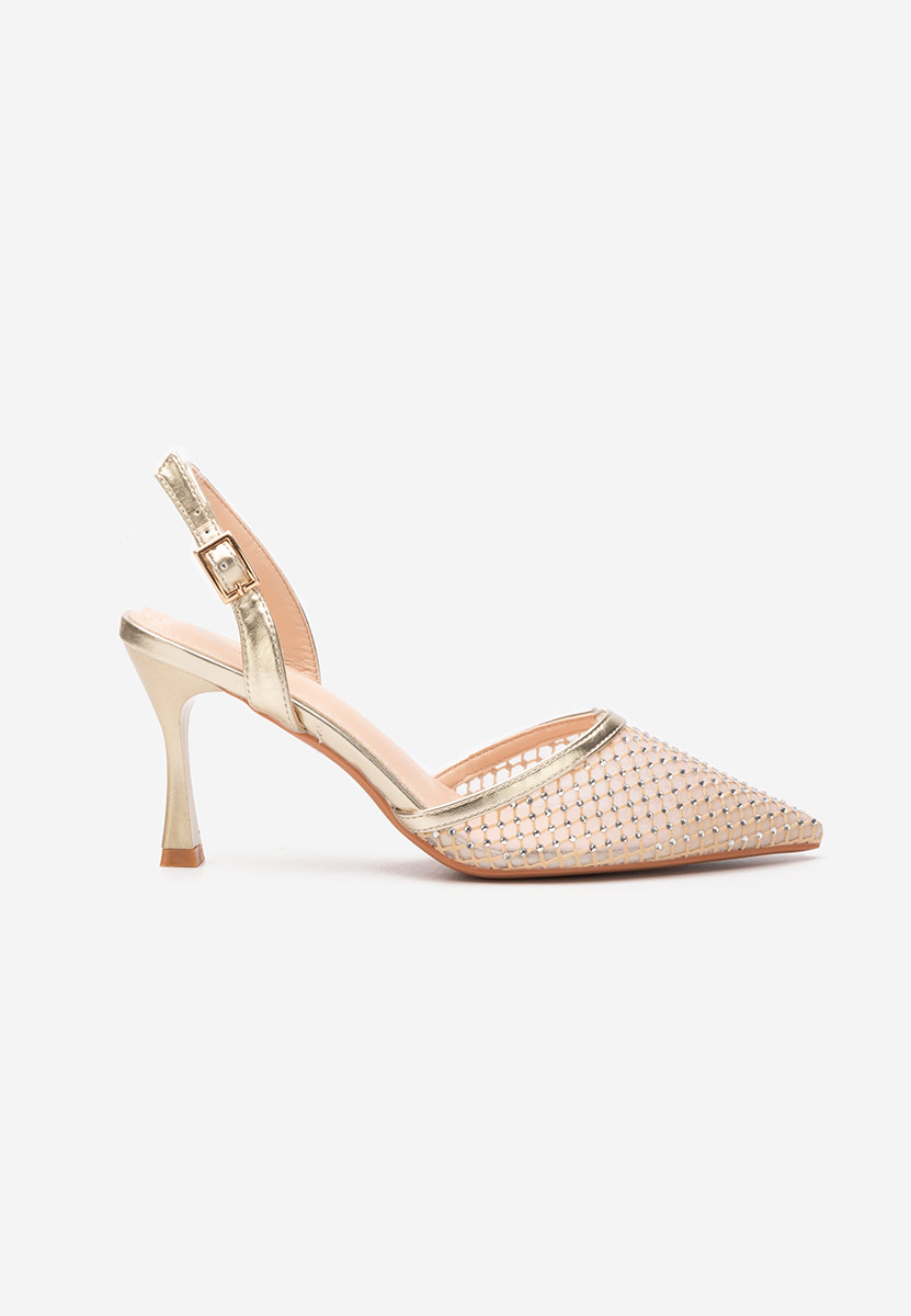 Обувки стилето Kristyn златен