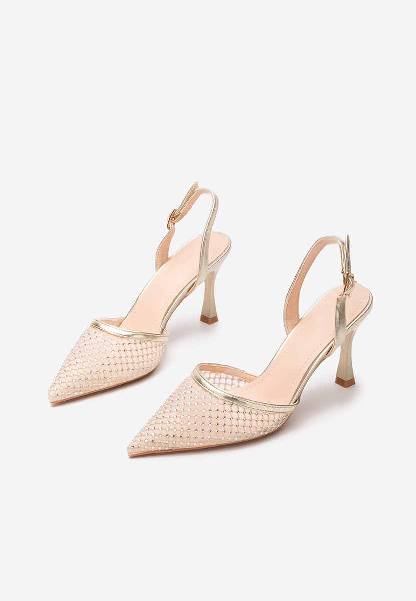 Обувки стилето Kristyn златен