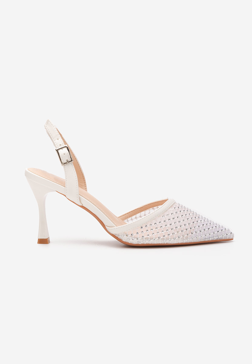 Обувки стилето Kristyn бели