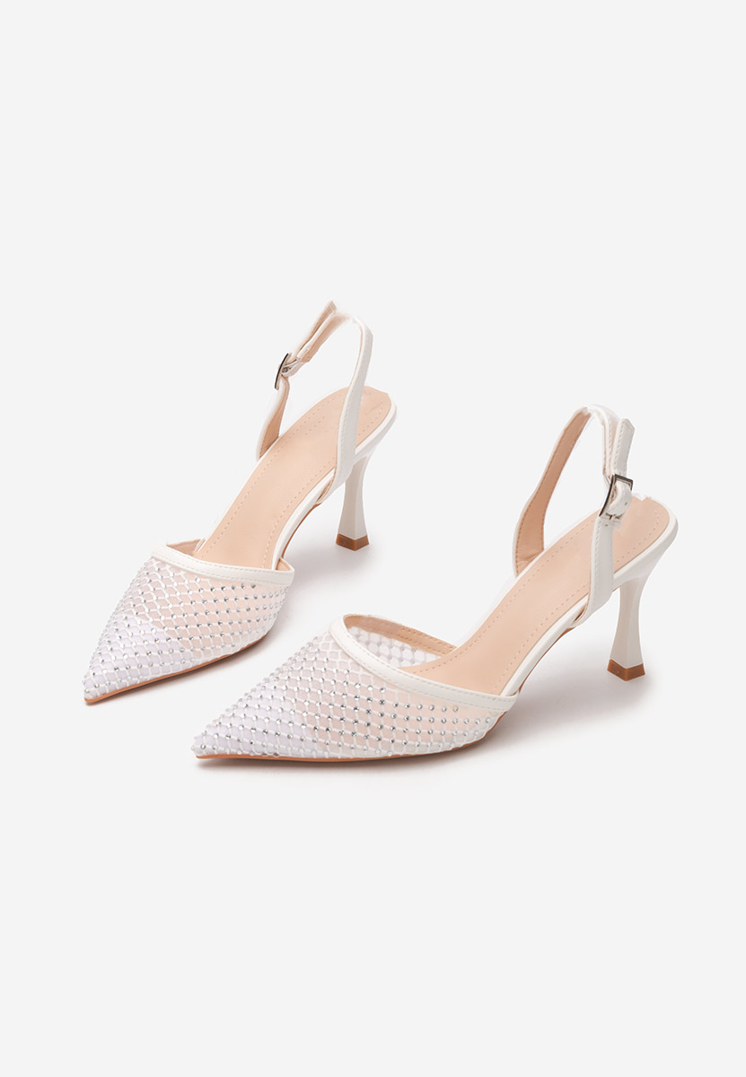 Обувки стилето Kristyn бели