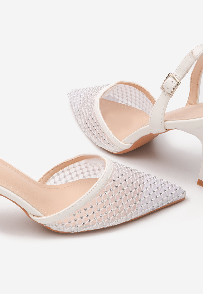 Обувки стилето Kristyn бели