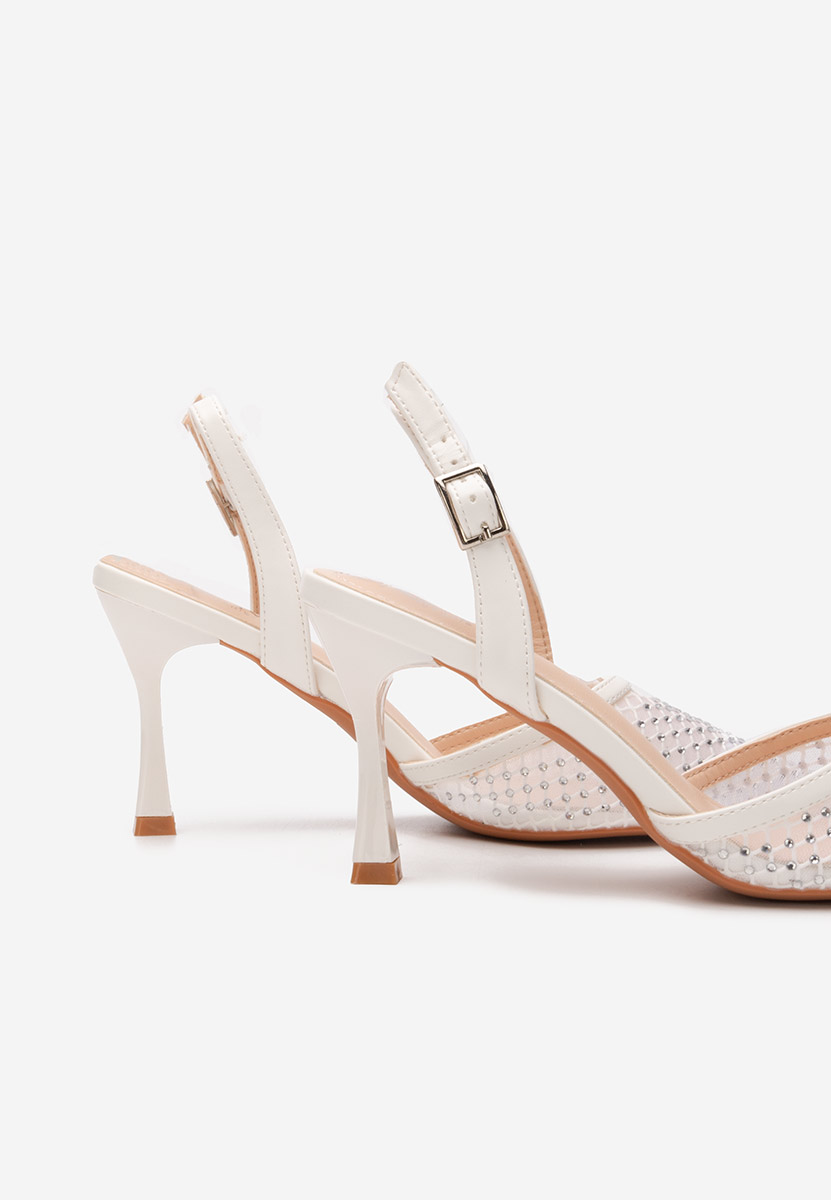 Обувки стилето Kristyn бели