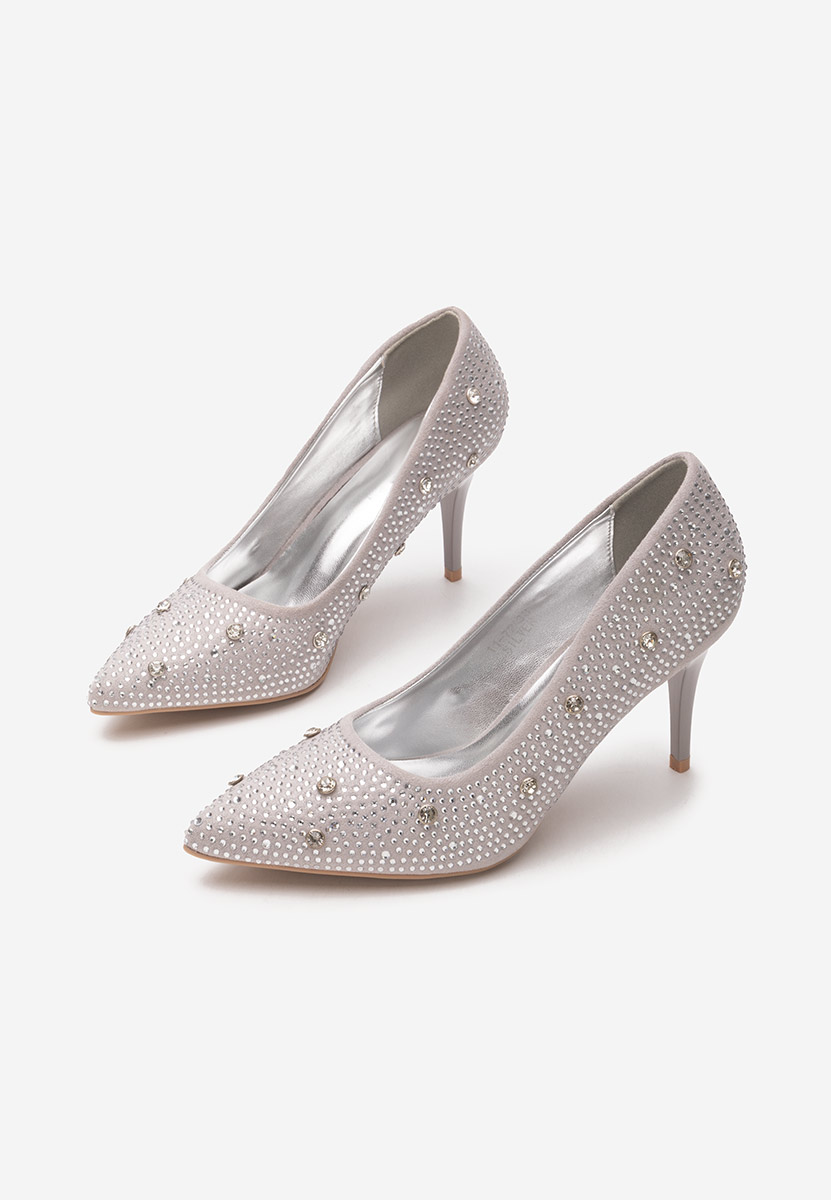 Обувки стилето Tereasa сив