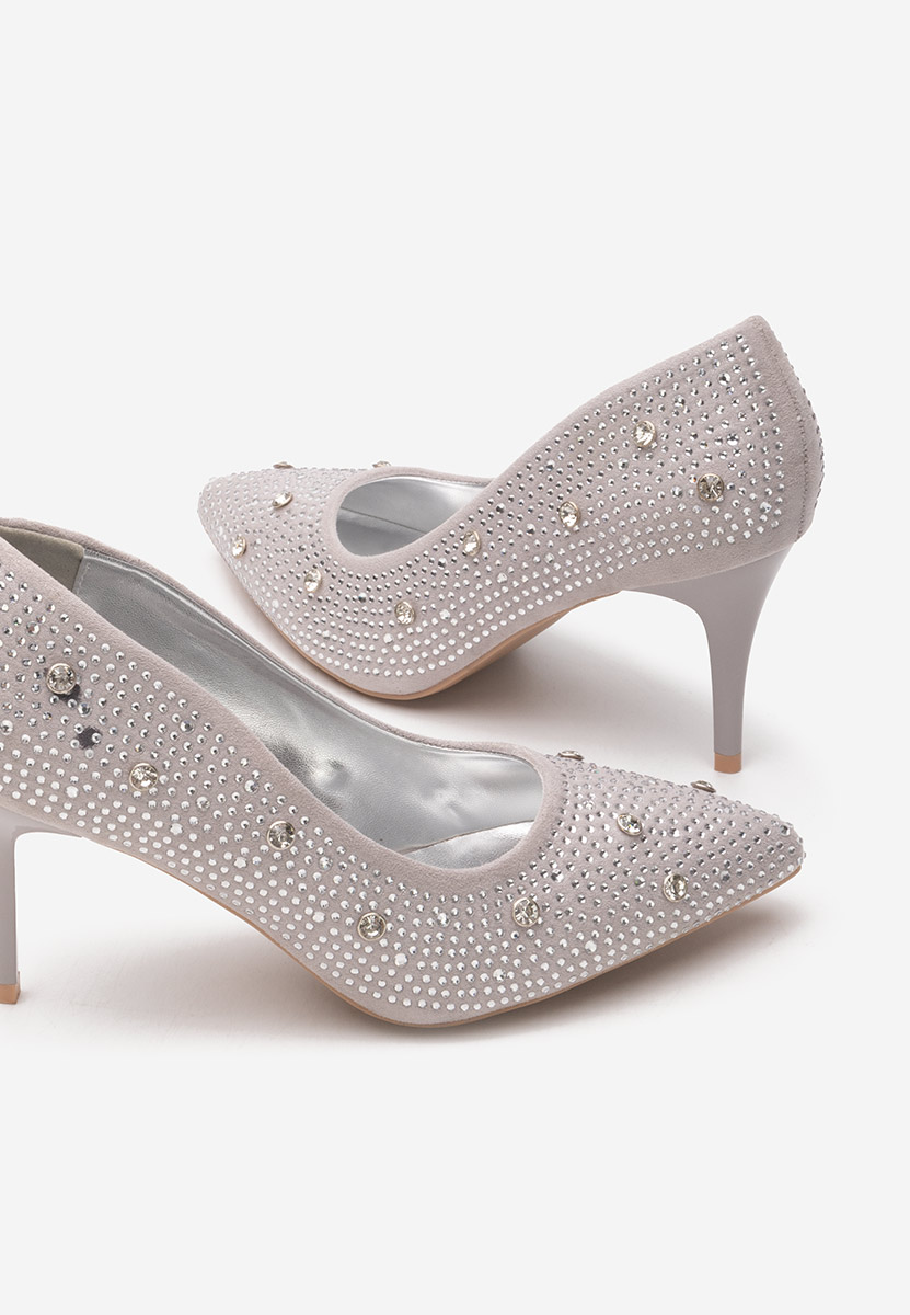 Обувки стилето Tereasa сив