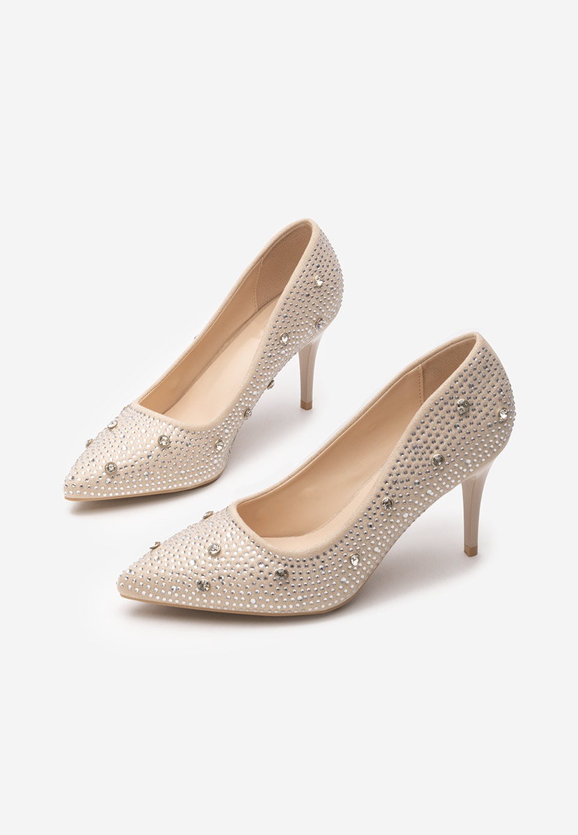 Обувки стилето Tereasa бежов