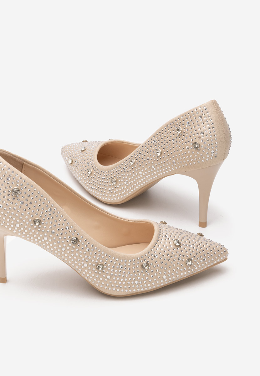 Обувки стилето Tereasa бежов