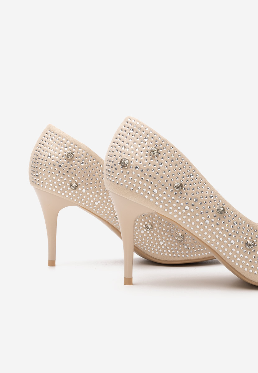 Обувки стилето Tereasa бежов