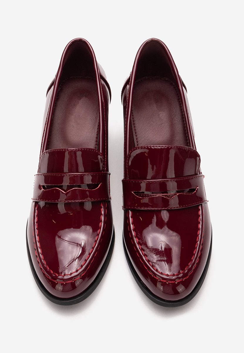 Дамски loafers Sereya V2 Винено червено