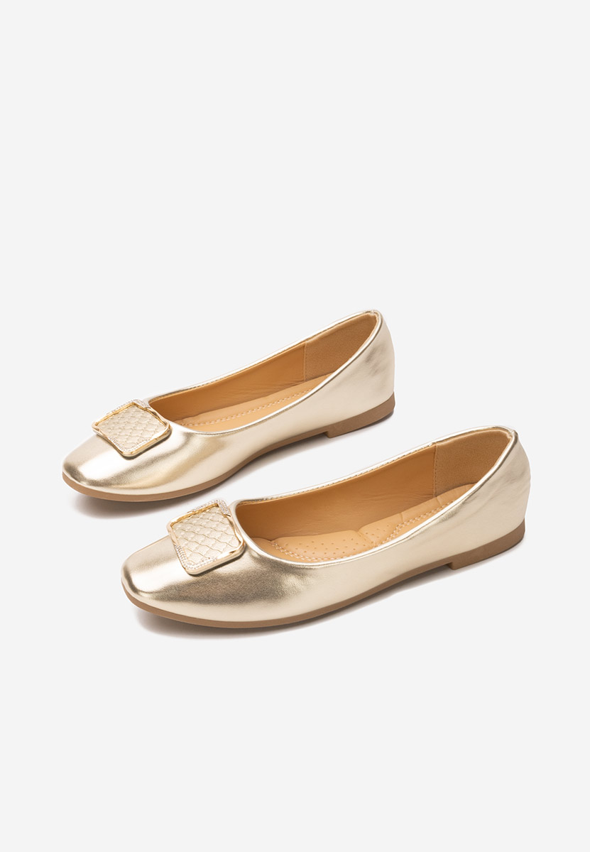 Дамски балерини Harvey златен