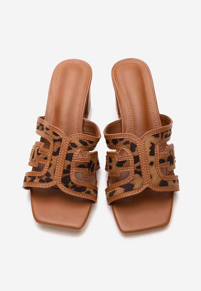 Чехли на ток Cordina леопарди