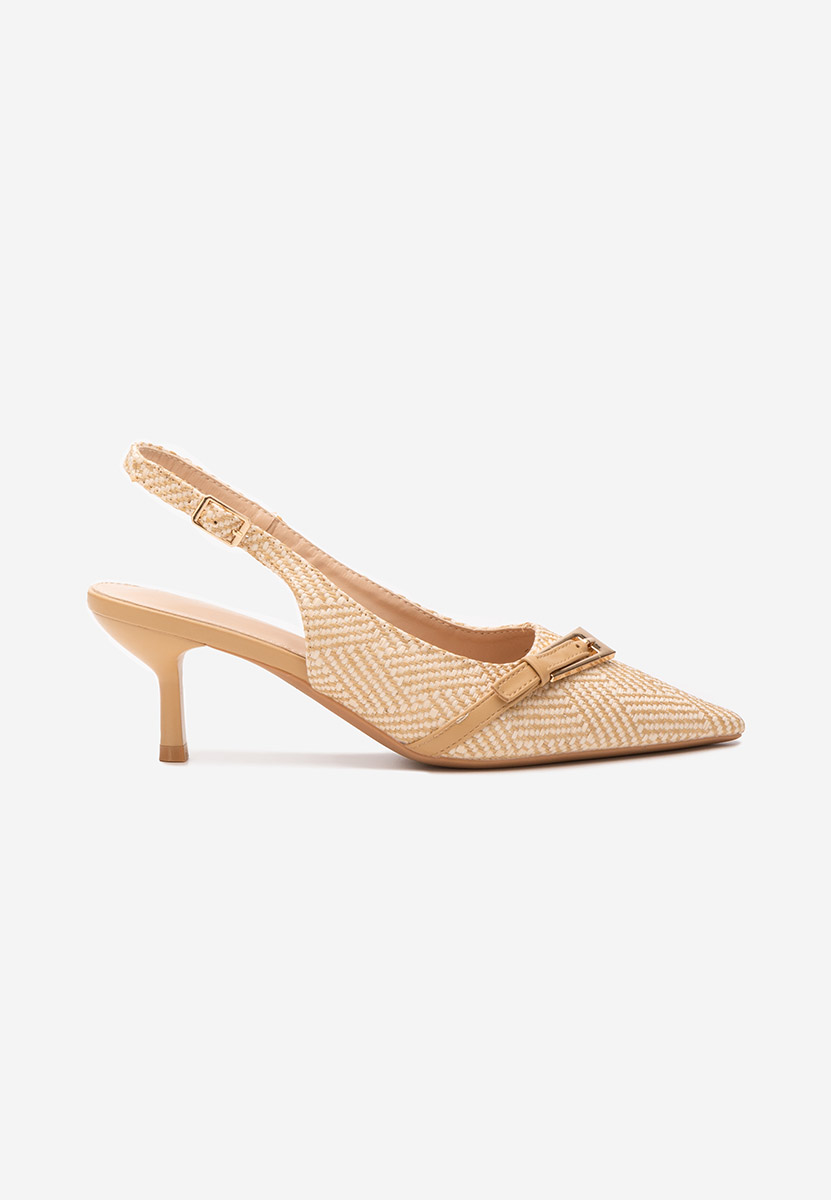 Обувки стилето Tyra каки