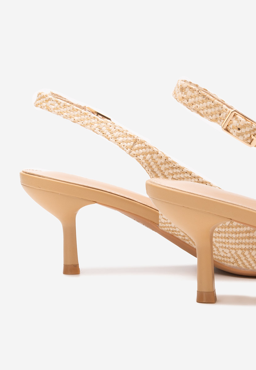 Обувки стилето Tyra каки